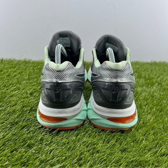 Asics Gel Nimbus Womens Size 9.5 Running Shoes Carbon White Coral - Picture 6 of 10